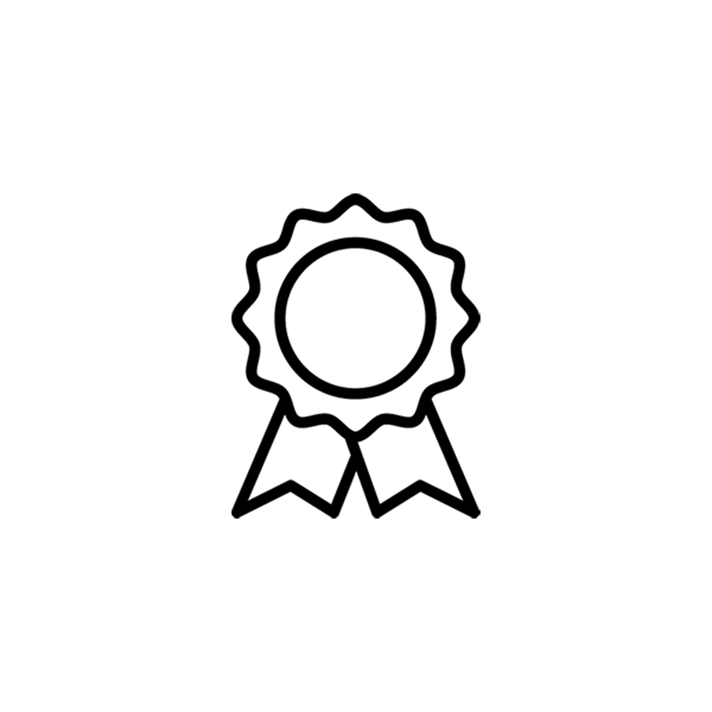 Image of blue ribbon indicating Kadalys is an award-winning line of skincare products