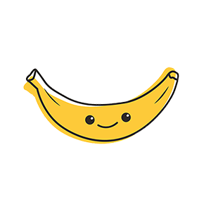 Icon to represent the Banana Smile Guarantee