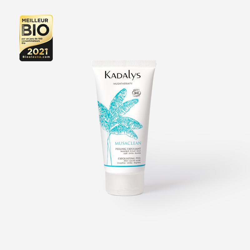 Certified organic face scrub and exfoliating peel