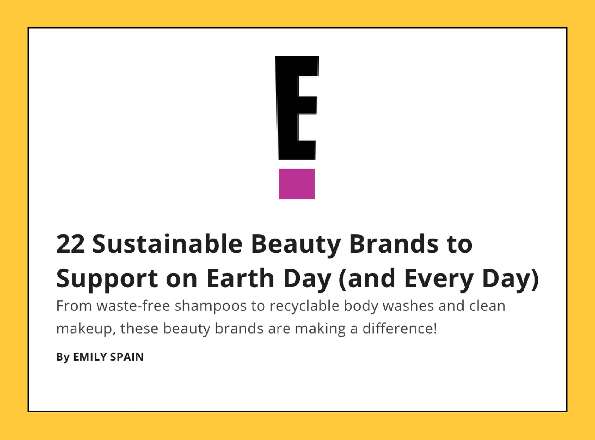 Kadalys is featured as a Sustainable Beauty Brand to Support on Earth Day (and Every Day)
