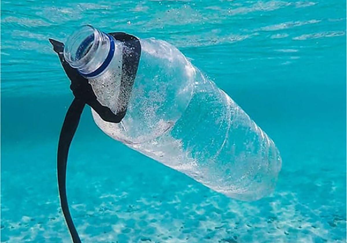 Blue beauty aims to reduce ocean plastic as shown here