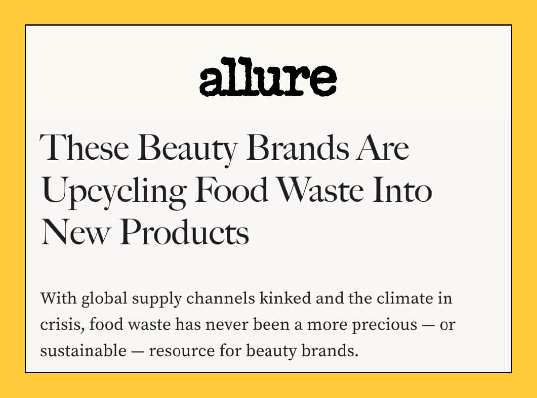 Allure feature of Kadalys as sustainable skincare made with banana science