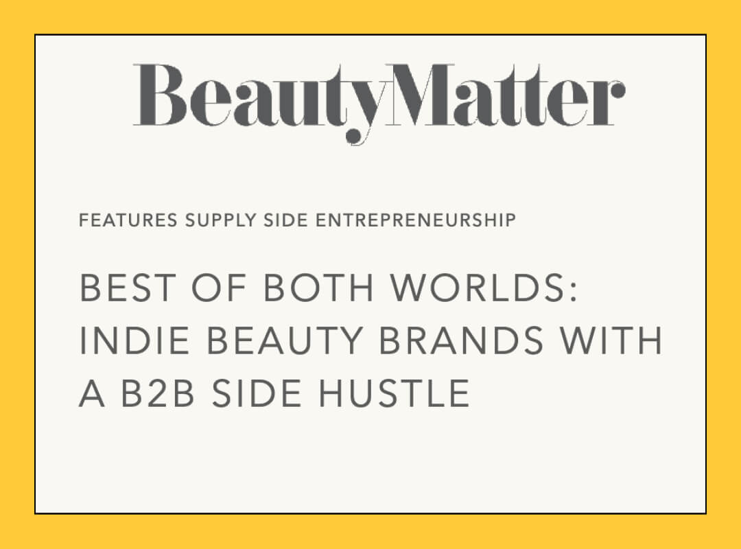 Beauty Matter features Kadalys as a brand that also sells B2B