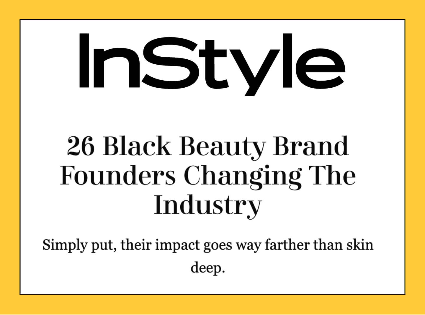 InStyle Featured Kadalys Founder Shirley Billot as a Black Founder to Watch