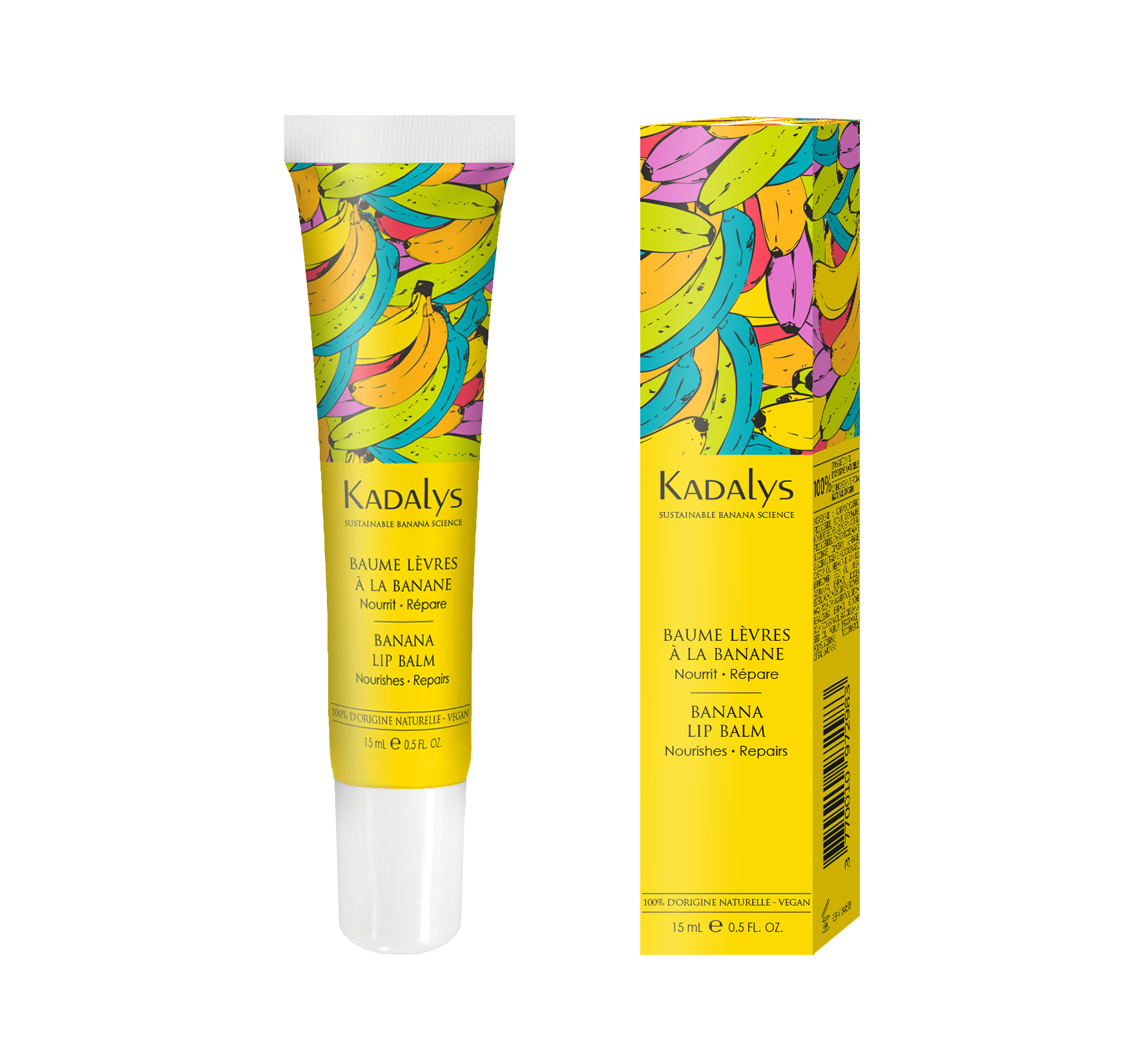 Banana Lip Balm, clinically shown to soften and soothe