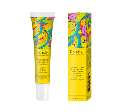 Banana Lip Balm, clinically shown to soften and soothe