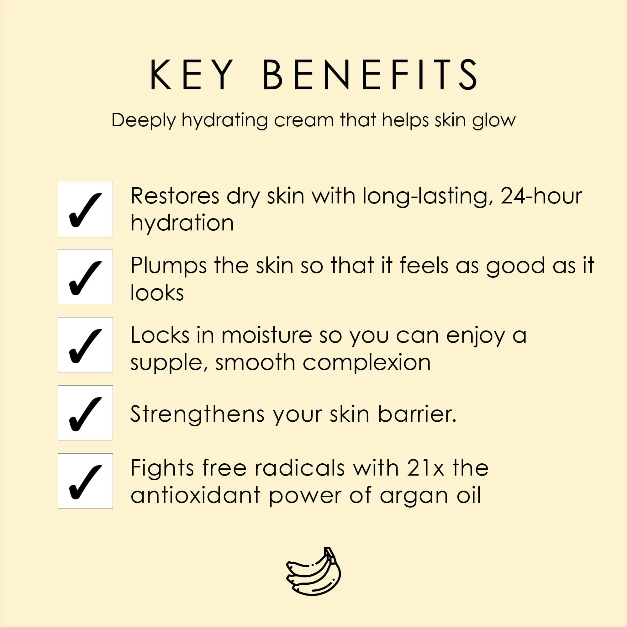 Image: benefits of hydrating and nourishing vegan cream