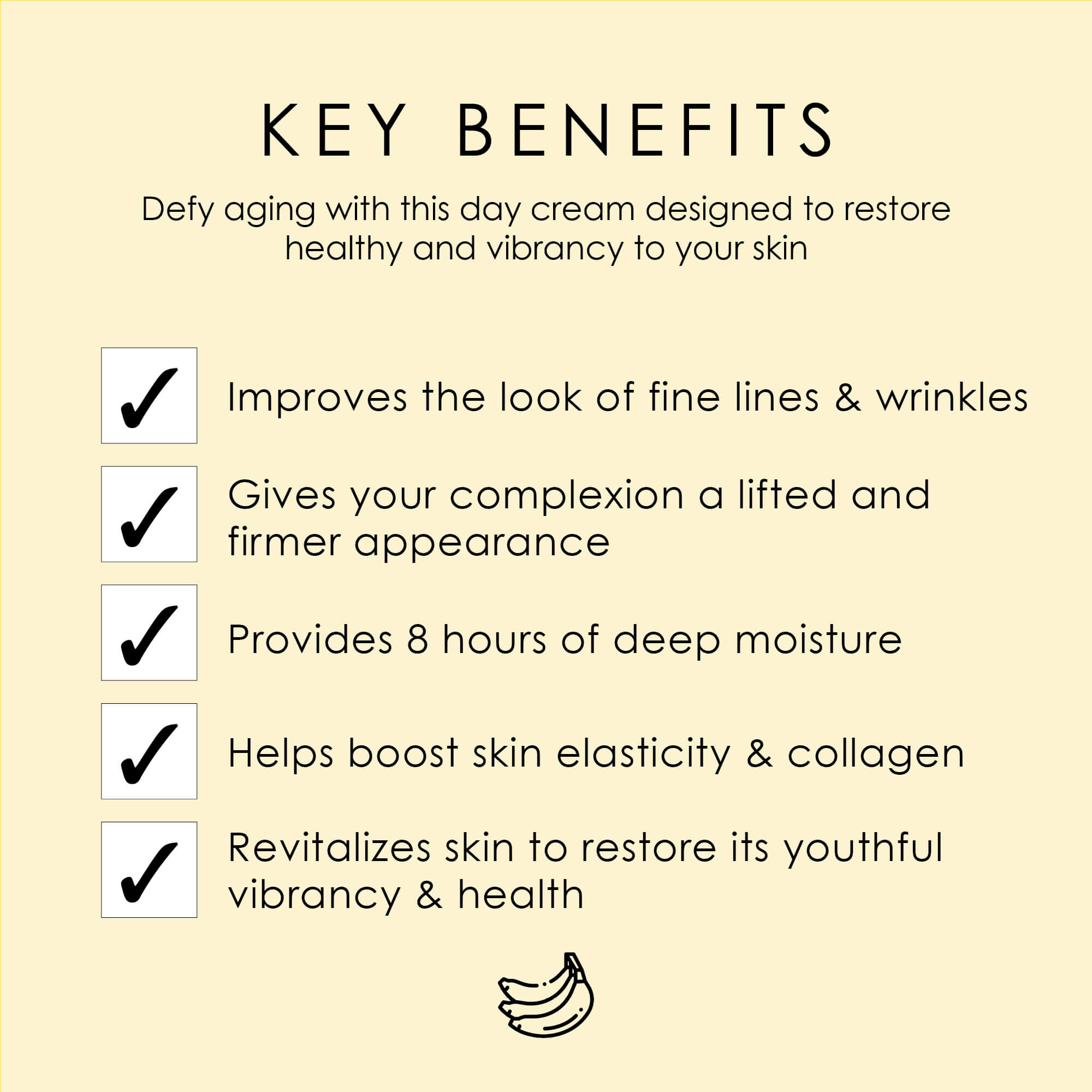 Image: Key Benefits of organic lifting and firming day cream