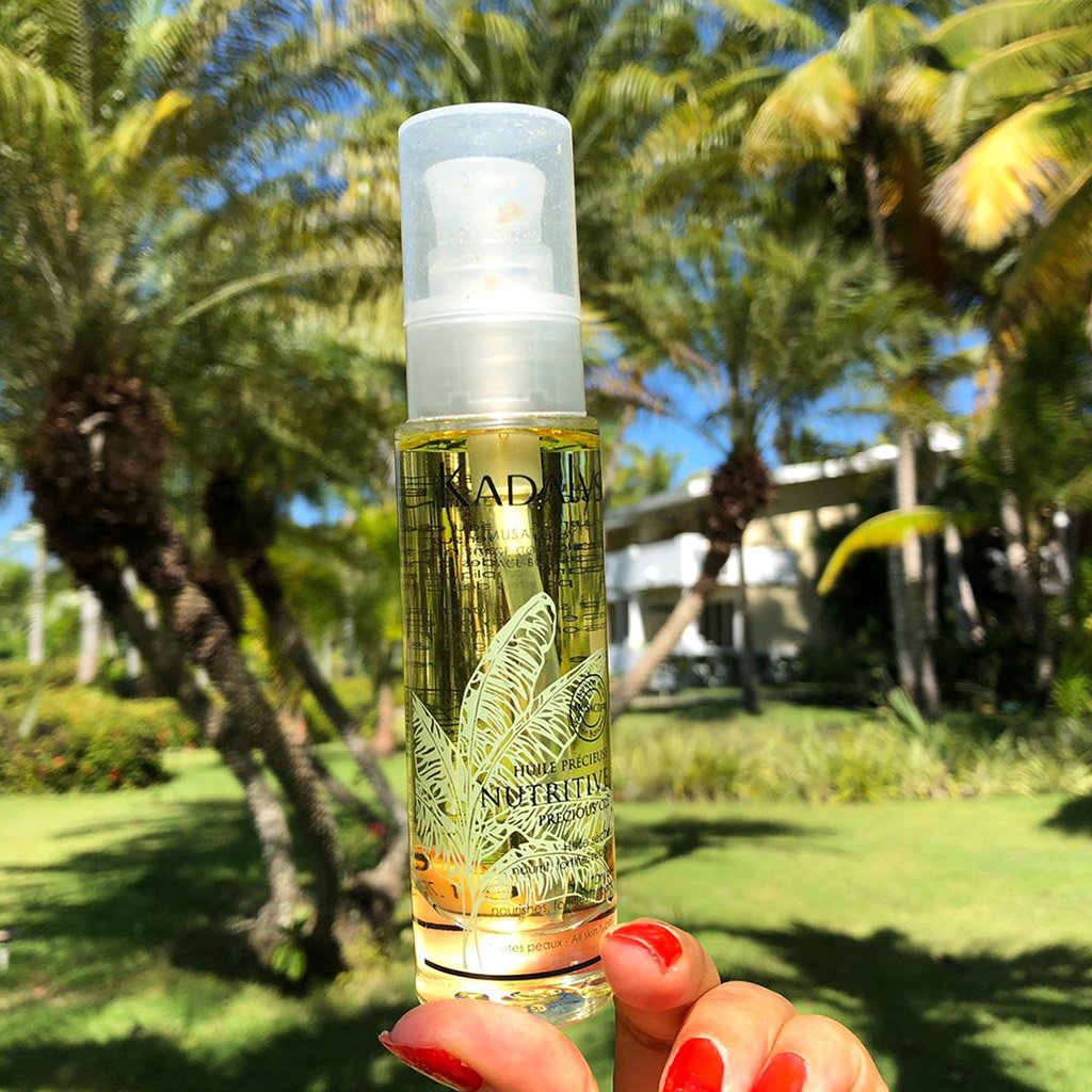 Nourishing face oil made with banana bioactives for glowing skin