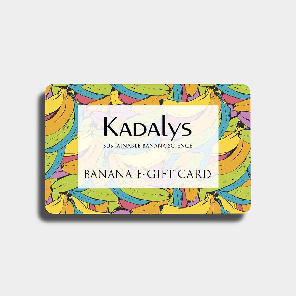 KADALYS E-GIFT CARD TO GIVE YOUR LOVES ONES A CHOICE IN SELECTING THEIR ORGANIC PRODUCTS
